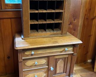 Antique Mail Cubby 