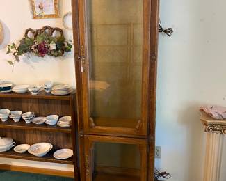 Lighted curio cabinet