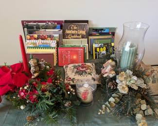 Cookbooks and home decor