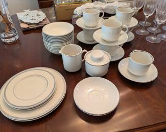 Silver Elegance by Salem England china