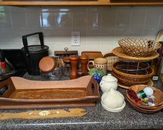 Wooden kitchenalia