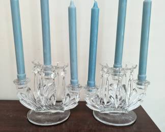 Fostoria ? candle holders
