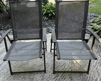 2 Folding Pool Chairs