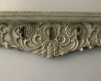 Pretty Wall Shelf with Hooks