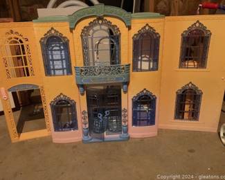 Hard Plastic 2 Story Doll House Grand Hotel