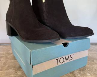 Toms Brown Suede Ankle Boots