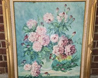 Lovely Floral Still Life Painting