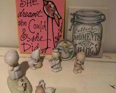 Precious Moments Its a Girl and 2 Sweet Wrapped Canvas Wall Art