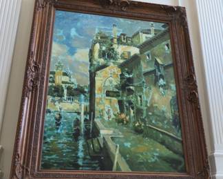 Large European painting