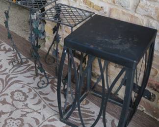 Plant stands, tables