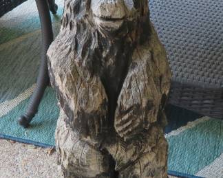 Chainsaw bear carving 28 inches