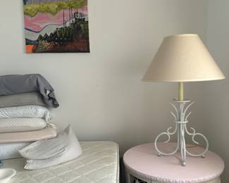 princess nightstand- $55, art- $45 