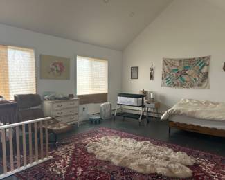rug- $150 OBO, dresser- $75 OBO, nightstand $50 OBO, tapestry $50 OBO 