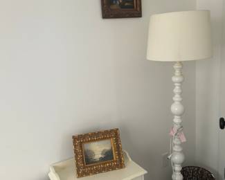 lamp- $35 OBO, art-$25 OBO