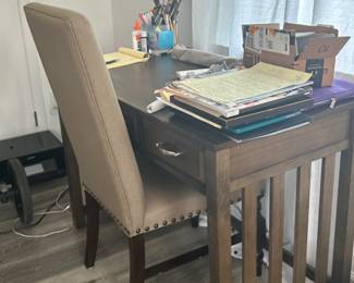 Desk & chair $75 