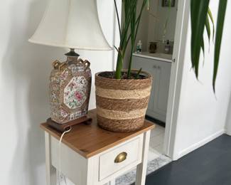 LAMP- $20 OBO, PLANT $25 OBO, STAND $15 OBO