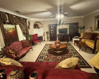 Full rooms of furniture 