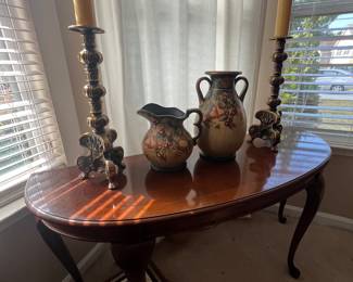 Entry table and decor