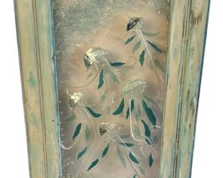 Beautiful Wood Glass Jellyfish Art