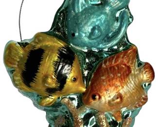 Glass Ornament Fish on Reef