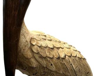Sleeping Pelican Statue