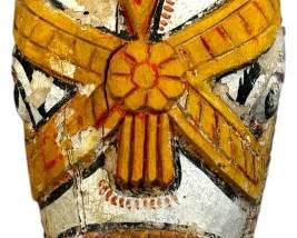 Nandi Bull Head Chariot Sculpture