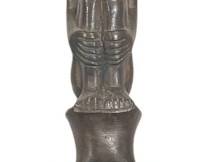 Carved Tribal Wall Sconce