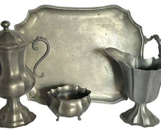 Pewter 4Piece Serving Set