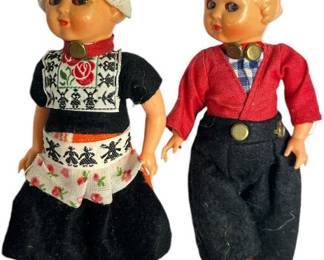 Vintage Dutch 6Inch Dolls