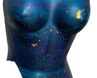 Hand Painted Bust Mannequin