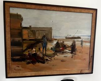 Painting by Mario Cespedes