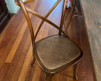 Unique Cross Back Dining Chairs, Set of 6