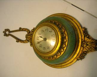 Nice old Seth Thomas wind up wall clock.  4 jewels