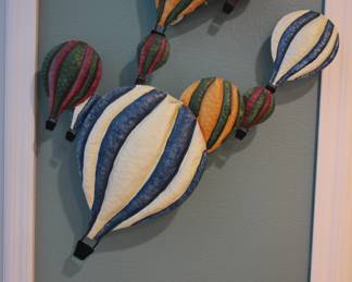 Balloon sculpture wall art