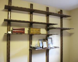 Vintage wall system - faux bamboo