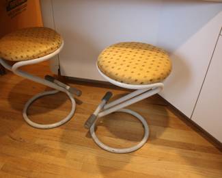 Pair counter stools