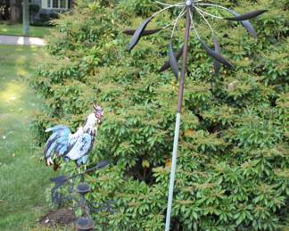 Lyman Whitaker double spinner wind sculpture