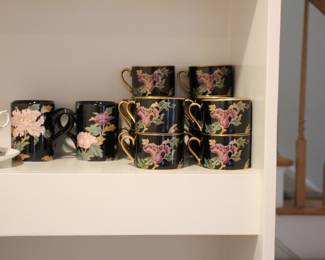 Fitz & Floyd "Cloisonné Peony" dinner set - service for 12 +