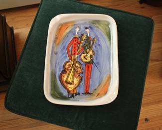 Italy Nove figural large ashtray