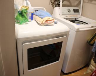 LG washer & GE gas dryer