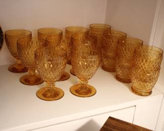 Villeroy & Boch "Boston Amber" stemware