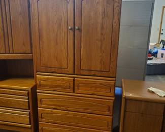 Tall Cabinet with drawers $135