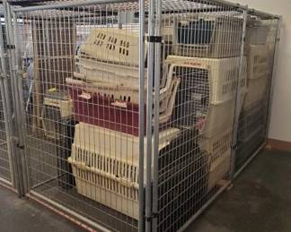 Lucky Dog Licensed Premium Steel Boxed Dog Kennels $325 per kennel (5ft x 10ft x 6ft high), or $50/panel for more than 14 panels.
Lucky Dog Remaining Inventory:
• (12) 5 ft. side panels
• (3) 5 ft. gate panels
• (2) 2.5 ft. gate panels