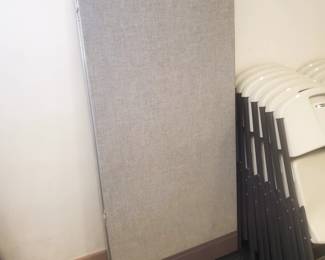 Allied Executive Office Partition Wall Panels (12 panels, 4 ft. wide, 5-ft. high) $300