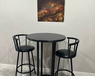 Pub Table and Barstool Set