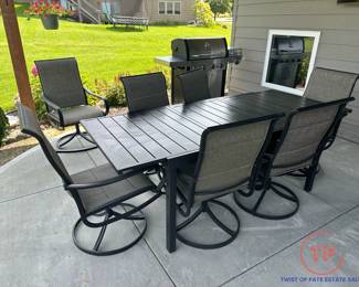 Outdoor Cast Aluminum Patio Set