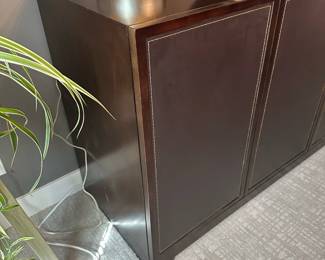 GSi HomeStyles Buffet with Leather Inlay