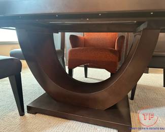 ELAN Contemporary Dining Room Set with LAZAR Armchairs