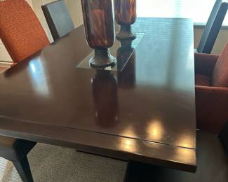 ELAN Contemporary Dining Room Set with LAZAR Armchairs