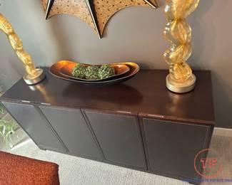 GSi HomeStyles Buffet with Leather Inlay